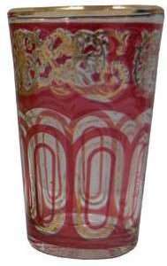 JUEGO DE 6 VASOS FATH ROJO