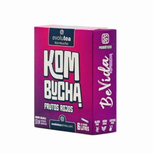Kombucha Frutos Rojos – Bebida Refrescante con Sabor Natural
